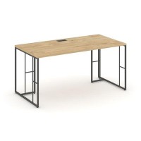 Rift Direct RF.SR-023 (Тиквуд светлый/Антрацит) Стол руководителя