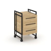 Rift Direct RF.TMR-001 (Тиквуд светлый/Черный) Тумба мобильная