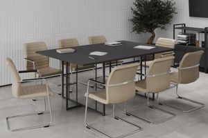 Переговорные столы Rift Direct антрацит/антрацит металл