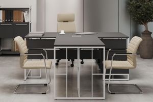 Кабинет Rift Direct антрацит/белый металл