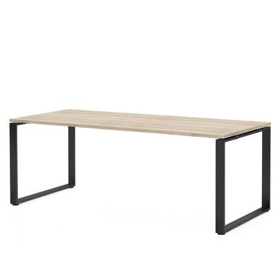 Rotonda RO200 (Дуб светлый/Черный) Стол руководителя