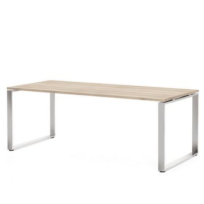 Rotonda RO200CH (Дуб светлый/Хром) Стол руководителя