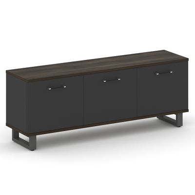 Шифт SK.GR-B.P (Дуб мали/Антрацит/металл антрацит) Греденция большая