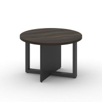 Шифт SK.SG-KR-70.P (Дуб мали/Антрацит/металл антрацит) Стол журнальный, круглый