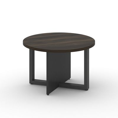 Шифт SK.SG-KR-70.P (Дуб мали/Антрацит/металл антрацит) Стол журнальный, круглый