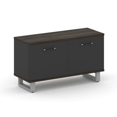 Шифт SK.GR-M.P (Дуб мали/Антрацит/металл серый) Греденция малая