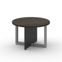 Шифт SK.SG-KR-70.P (Дуб мали/Антрацит/металл серый) Стол журнальный, круглый