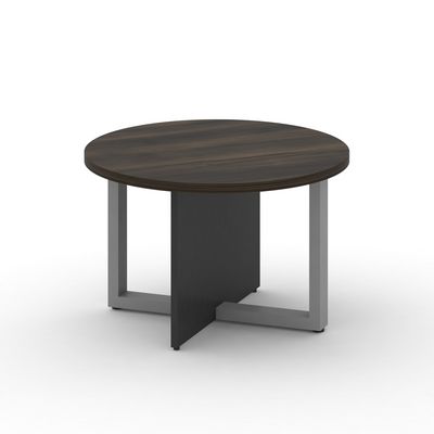 Шифт SK.SG-KR-70.P (Дуб мали/Антрацит/металл серый) Стол журнальный, круглый