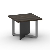 Шифт SK.SG-KV-60.P (Дуб мали/Антрацит/металл серый) Стол журнальный, квадратный