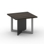 Шифт SK.SG-KV-60.P (Дуб мали/Антрацит/металл серый) Стол журнальный, квадратный