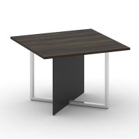 Шифт SK.SP-KV-110-1 (Дуб мали/Антрацит) Стол переговорный, квадратный