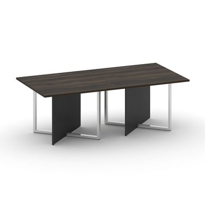 Шифт SK.SP-KV-110-2 (Дуб мали/Антрацит) Стол переговорный, двойной, прямоугольный