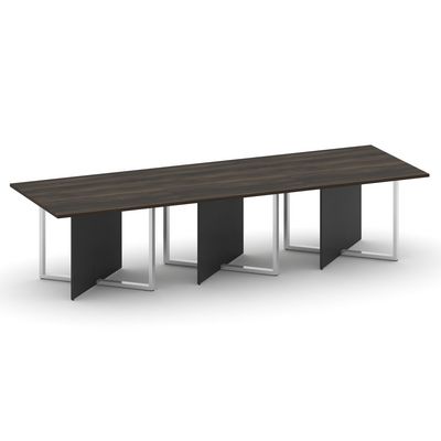 Шифт SK.SP-KV-110-3 (Дуб мали/Антрацит) Стол переговорный, тройной, прямоугольный