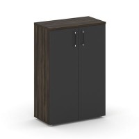 Шифт SK.ST-2.3 (Дуб мали/Антрацит) Шкаф средний широкий, 2 средних фасада ЛДСП