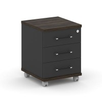 Шифт SK.TM (Дуб мали/Антрацит) Тумба мобильная