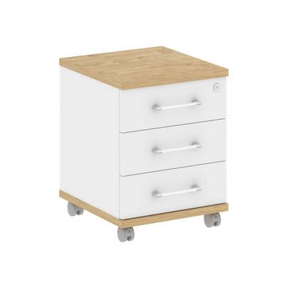 Shift SK.TM (Тиквуд светлый/Белый бриллиант) Тумба мобильная