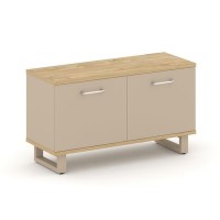 Шифт SK.GR-M.P (Тиквуд светлый/Капучино/металл капучино) Греденция малая