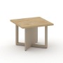 Шифт SK.SG-KV-60.P (Тиквуд светлый/Капучино/металл капучино) Стол журнальный, квадратный