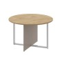 Shift SK.SP-KR-120 (Тиквуд светлый/Капучино) Стол переговорный, круглый