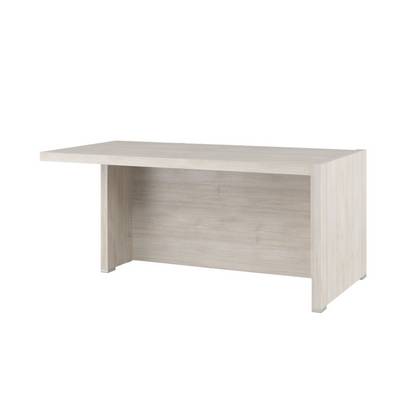 Solid SOL29710402 (Светлый дуб) Стол письменный с асимметричными опорами, левый