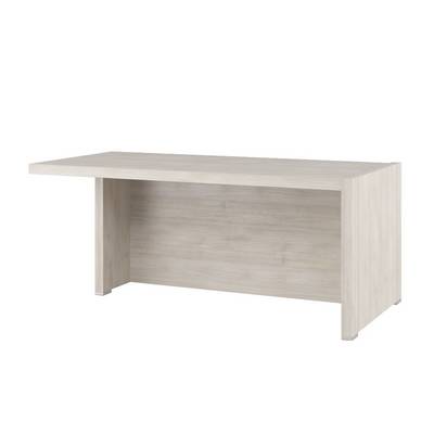 Solid SOL29710602 (Светлый дуб) Стол письменный с асимметричными опорами, левый