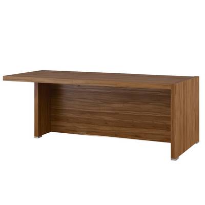 Solid SOL29710803 (Орех) Стол письменный с асимметричными опорами, левый