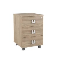 Solid SOL29730305 (Вяз) Тумба подкатная с 3 ящиками