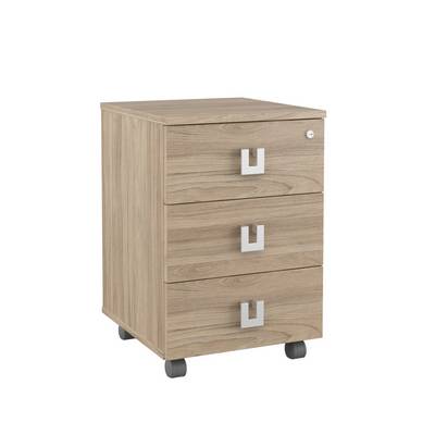 Solid SOL29730305 (Вяз) Тумба подкатная с 3 ящиками