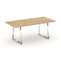 Style Project Direct Lux M-SN-6T1.SPRG-198.3 (Тиквуд светлый) Стол переговорный