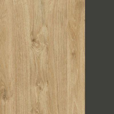 Style Project Direct Lux M-SN-6A.SRG-015.M(L) (Тиквуд светлый/Антрацит) Стол письменный с греденцией левой