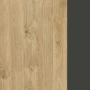 M-SN-6P.SRG-026.M(L) (Тиквуд светлый/Антрацит) Стол письменный с греденцией левой