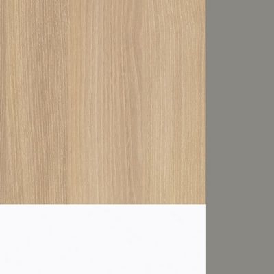 Style Project Direct SN-6A.SRG-013.M(L) (Акация лорка/Белый/металл Серый) Стол письменный с греденцией левой