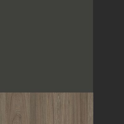 Style Project Direct SN-6A.SRG-013.M(L) (Антрацит/Вяз благородный/металл Черный) Стол письменный с греденцией левой