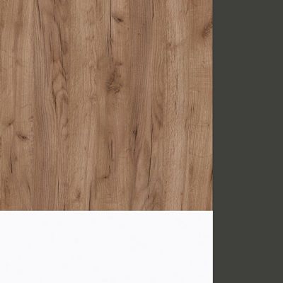 Style Project Direct SN-6A.SRG-013.M(R) (Дуб табак/Белый/металл Антрацит) Стол письменный с греденцией правой