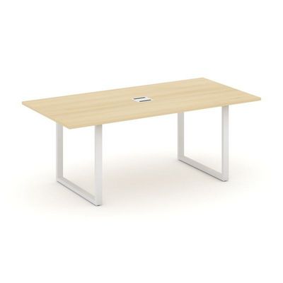 Style Project Direct SN-6O.SPRG-198 (Акация лорка/металл Белый) Стол переговорный