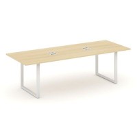 Style Project Direct SN-6O.SPRG-258 (Акация лорка/металл Белый) Стол переговорный