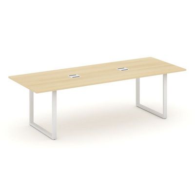 Style Project Direct SN-6O.SPRG-258 (Акация лорка/металл Белый) Стол переговорный