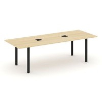 Style Project Direct SN-6P.SPRG-258 (Акация лорка/металл Черный) Стол переговорный