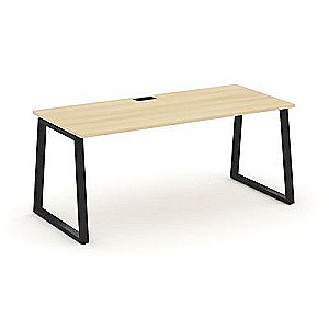 SN-6T1.SR-016.M (Акация лорка/металл Черный) Стол письменный