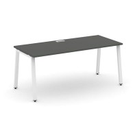 Style Project Direct SN-6A.SR-016.M (Антрацит/металл Белый) Стол письменный