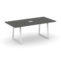 Style Project Direct SN-6T1.SPRG-198 (Антрацит/металл Белый) Стол переговорный