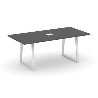 Style Project Direct SN-6T1.SPRG-198 (Антрацит/металл Белый) Стол переговорный