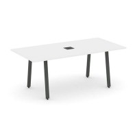 Style Project Direct SN-6A.SPRG-198 (Белый/металл Антрацит) Стол переговорный