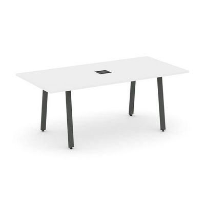 Style Project Direct SN-6A.SPRG-198 (Белый/металл Антрацит) Стол переговорный