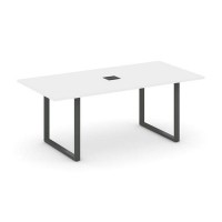 Style Project Direct SN-6O.SPRG-198 (Белый/металл Антрацит) Стол переговорный