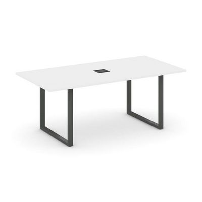 Style Project Direct SN-6O.SPRG-198 (Белый/металл Антрацит) Стол переговорный