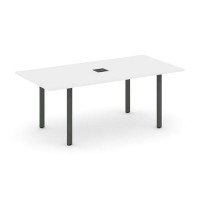 Style Project Direct SN-6P.SPRG-198 (Белый/металл Антрацит) Стол переговорный