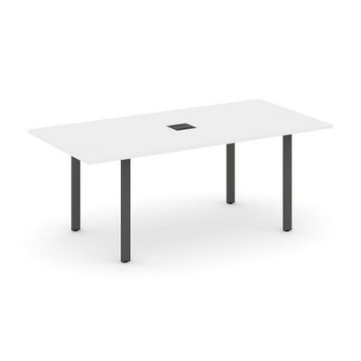 Style Project Direct SN-6P.SPRG-198 (Белый/металл Антрацит) Стол переговорный