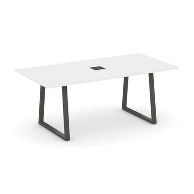 Style Project Direct SN-6T1.SPRG-198 (Белый/металл Антрацит) Стол переговорный