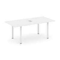 Style Project Direct SN-6P.SPRG-198 (Белый/металл Белый) Стол переговорный